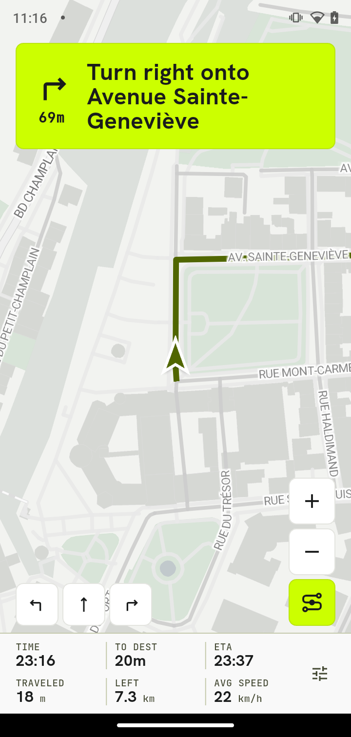 Active Navigation